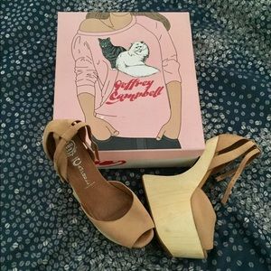 Jeffrey Campbell str8up platform sandals